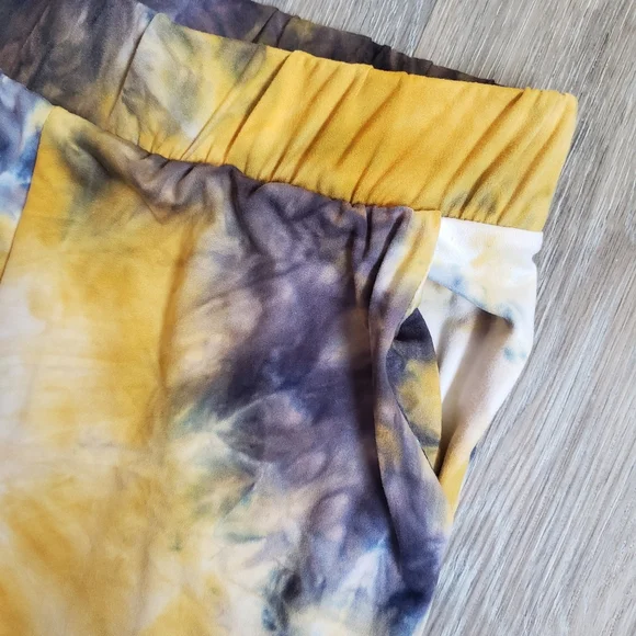 TIE DYE RUCHED LEGGINGS - Picture 11 of 13